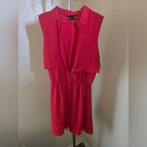 H&M Sleeveless Button Up Dress